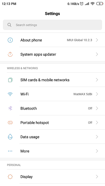 StormFiber Login Settings App Android Phone